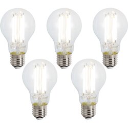 LUUMR Komplet 5 Pametne zatemljive LED žarnice E27 A60 prozorna 7W 806lm 2700-6500K Cene