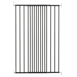 BabyDan Pet Extending Gate Extra Tall 62.5–106 cm – Sigurnosna ograda za pse, zidna, crna ( 20021 ) Cene