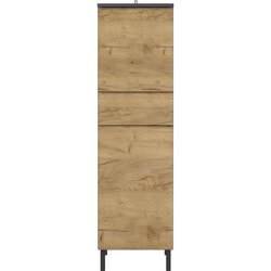 Germania temno siva visoka kopalniška omarica v hrastovem dekorju 34x120 cm salinas - germania Cene