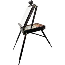 Timeless Tools Kompletna prenosna slikarska stojala s platni, akrilnimi barvami in čopiči, (5000401660) Cene