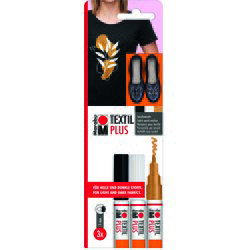 Marabu Marker za tekstil Textile Painter Plus, pretisni omot po 3 kosi, (21656112) Cene