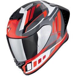 Scorpion kaciga Exo-r1 evo ii air vital grey-white-red Cene