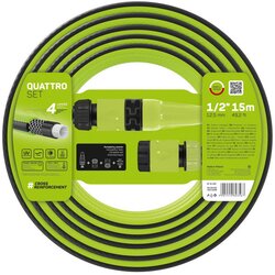Cellfast Crijevo za zalijevanje Quattro 1/2", 15m, set sa raspršivačem Cene