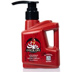 Cock Oil Water Based Lubricant Plastic Bottle with Pump 296ml Cene