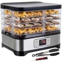 Ruhhy 25929- sušilica za voće i gljive 10L – dehidrator hrane s 5 razina, LCD, timer 24h, 35–70°C Cene