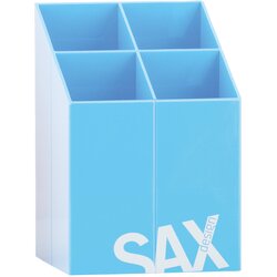 Čaša za olovke Sax design kocka svijetlo plava Cene