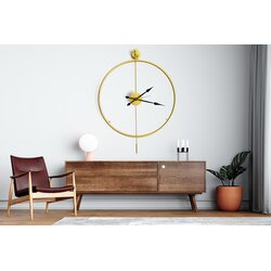 Atelier Del Sofa Zidni sat 58x80x7cm Zlatni Cijene