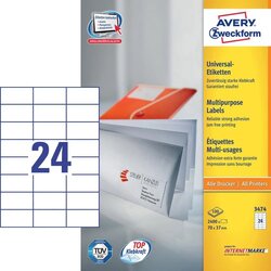 Avery Zweckform Univerzalne etikete 70 x 37 mm, 100/1 Cene