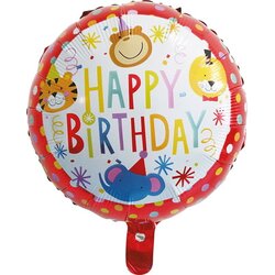 TIB Heyne Balon iz folije "Happy Birthday", motiv živali Cene