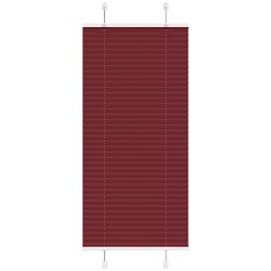 vidaXL Plisirana žaluzija bordo rdeča 65x100 cm širina blaga 64,4 cm poliester, (5000298203) Cene