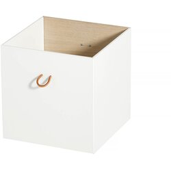 Oliver Furniture® komplet 3 lesenih škatl za regal white/oak Cene