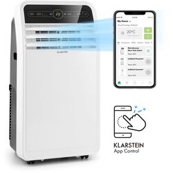 Klarstein Metrobreeze New York Smart 12k, prenosna klima, 12000 BTU/3,5 kW, energetski razred A, daljinski upravljalnik Cene