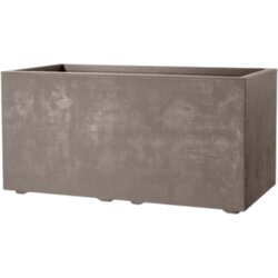 DEROMA Korito za rastline "Millenium" 79 cm z zbiralnikom vode - Brownstone - Sandstone Cene