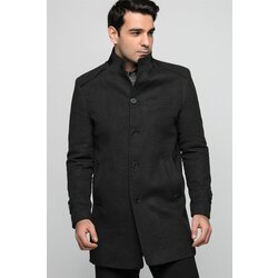 Dewberry PLT8333 MEN'S COAT-ANTHRACITE Cene