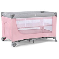 Kinderkraft prenosivi krevetac Leody pink sa dodacima 3E4QG9J Cene