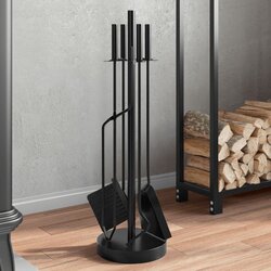 vidaXL 5-dijelni set alata za kamin 18x66 cm čelični Cijene