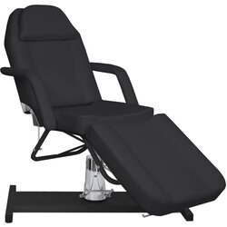 MASAŽNI STOL crni 180 x 62 x (87 - 112) cm Cene