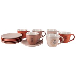 Alpeks Home ALPEKSHOME, ENJOY, SKODELICE ZA BELO KAVO S PODSTAVKOM, 160 ML, 6 KOS, (22152951) Cene