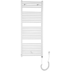 Aqualine električni kupatilski radijator direct-e 600W 132x60 cm bela Cene
