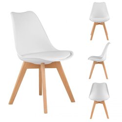 BOLZZ napoli set 4 stolice white bolnapchawhit Cene