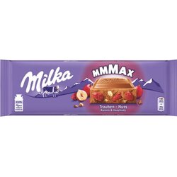 Milka Čokolada z rozinami in lešniki - 270 g Cene