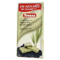 Torras Bela čokolada sa algama, crnom morskom soli i zaslađivačima bez šećera Cene