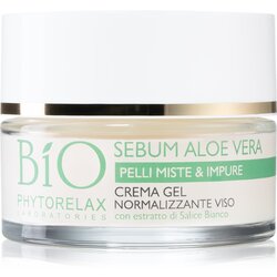 Phytorelax Laboratories Bio Sebum Aloe Vera hidratantna gel krema za smanjenje masnoće kože lica 50 ml Cene