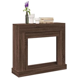 vidaXL Okvir za kamin boja hrasta 100x30x87,5 cm od konstruiranog drva Cijene