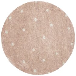 Lorena Canals tepih okrugli mini dot rose Cene