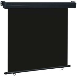 Balkonska bočna tenda 160 x 250 cm crna Cijene