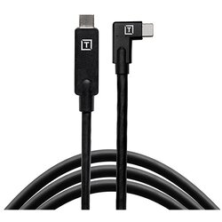 Tethertools TetherPro USB-C to USB-C Right Angle black Cene