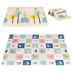 ECO TOYS Pjenasta edukativna podloga za igru ​​za djecu 200x150 cm Abeceda Cijene