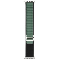 Moye smartwatch alpine loop strap 44/45/49mm black with green ( 055040 ) Cene