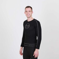 Sergio Tacchini muška ski majica dugih rukava zander, crna Cene