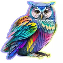 WOODEN CITY Trendy Owl Wooden Puzzle M (150 delova) Cene
