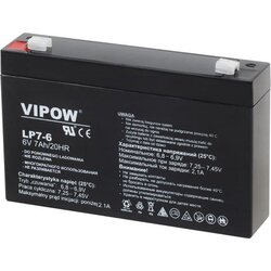 Vipow BAT0207 AGM akumulator 6 V 7 Ah, VRLA, brez vzdrževanja Cene