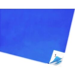 BJZ Podloga za vezivanje prašine (Sticky-Mat), nije ESD kompatibilna protuprašna podloga plava boja (D x Š) 1140 mm x 660 mm Cene