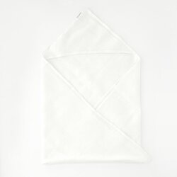 Linen Tales Otroška bela lanena brisača Waffle, 70 x 70 cm Cene