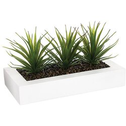 Atmosphera UMJETNA BILJKA U TEGLI ALOE VERE 17CM PES/KAMEN/MDF Cene