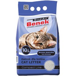 Super Benek Compact z vonjem morske sapice - Varčno pakiranje: 2 x 10 l (pribl. 16 kg) Cene