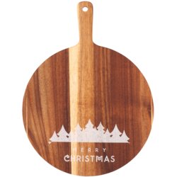 Altom design okrugla drvena daska Božić 25cm Cijene