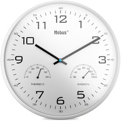 Mebus 16181 Quarz-Wanduhr Cene