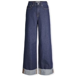 JJXX Jeans straight Noos Tokyo Wide Trousers - Dark Blue Denim Modra Cene