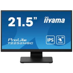 Iiyama Monitor LED T2252MSC-B2 21.5″ IPS TOUCH Capacitive 1920 x 1080, 250 cd/m², 1000:1, 5ms, Touch points 10, Touch method stylus, finger, glove, Touch interfaceUSB, HDMI x1, DisplayPort x1, Speakers 2 x 1W, Tilt, VESA Cijene