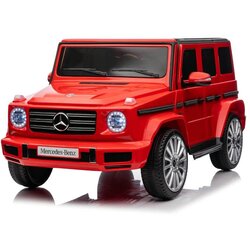 Džip 4×4 Mercedes Benz G500 sa mekim gumama i kožnim sedištem - Crveni Cene