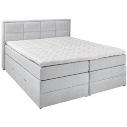 CARRYHOME postelja boxspring 180 cm x 200 cm , tekstil sivobež Cene