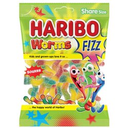 Haribo Bombone gumene Fizz Worms 70g Cene