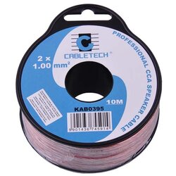 Cabletech Kabel za avtozvočnike 10m 2x 1.0 mm transparent, (20811812) Cene