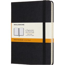 Moleskine Beležnica M trde platnice, črna - črtni Cene