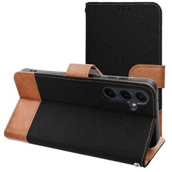 Jeans book-style preklopna maska za Samsung Galaxy A16 5G crna Cene